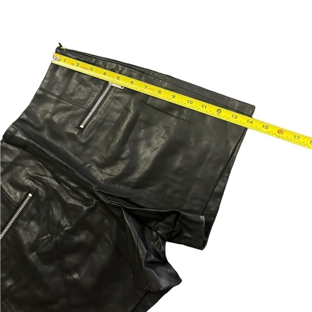 Zara faux leather mini skirt size small - Picture 8 of 11
